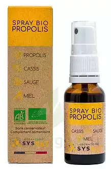 Sysnat Propolis  Bio Spray/20ml à PINS-JUSTARET